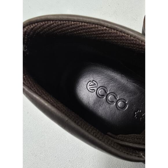 Men\'s ECCO Brown Leather Chukka Ankle Boots Size EU41/US-7-7.5- EUC main image 7